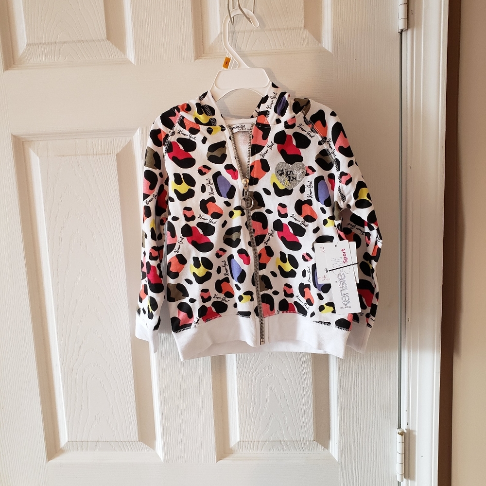 Kensie Girl Hooded Zipup Jacket